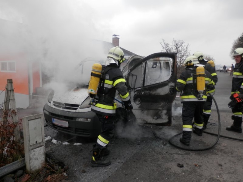 Brand - Fahrzeug